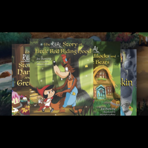 UntoldClassics ENTIRE BOOK COMBO. 📒📕📗📘 The REAL Story of Rumpelstiltskin AND The REAL Story of Hansel and Gretel AND The REAL Story of Goldilocks and the Three Bears AND The REAL Story or Little Red Ridinghood (Now Available)